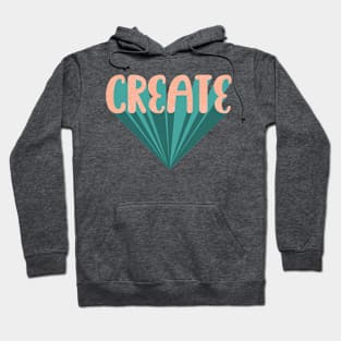 Create 3D lettering font Hoodie